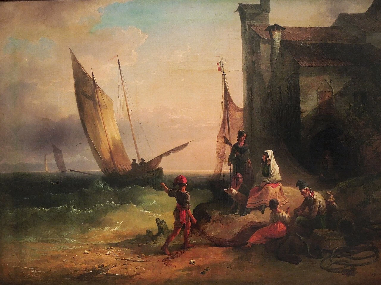 Famiglia di pescatori di Chioggia
